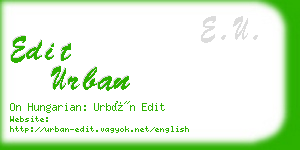 edit urban business card